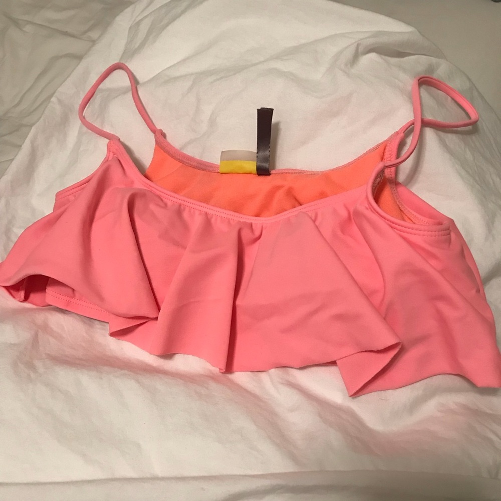 Hot pink LA Hearts bikini top
